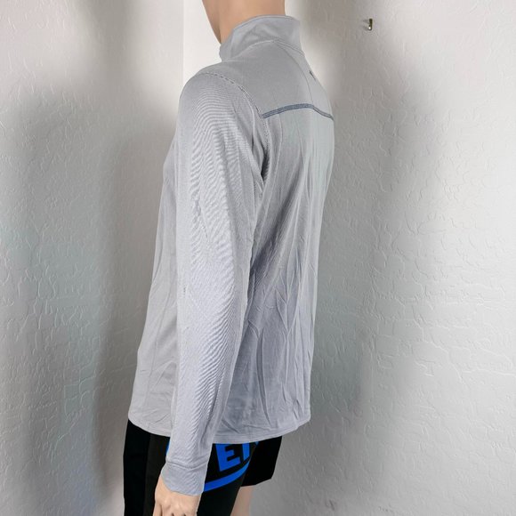 Tommy Bahama Via Del Sands Half-Zip Sweatshirt Size M in Light Grey - Picture 8 of 11